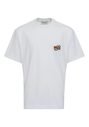 SOLID HOMME Rainbow Cake T-shirt - White