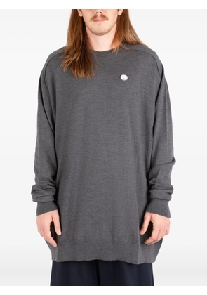Société Anonyme embroidered logo sweater - Grey