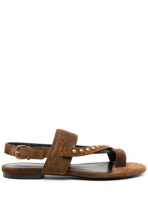 Saint Laurent Gia sandals - Brown