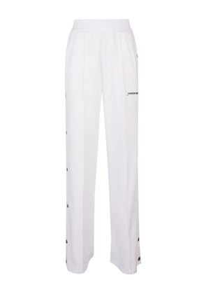 HINNOMINATE button-detail cotton track pants - White