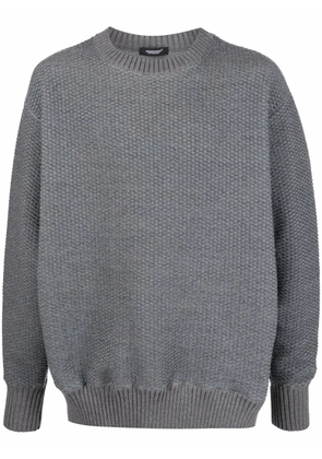Undercover ribbed crew-neck jumper - Grey