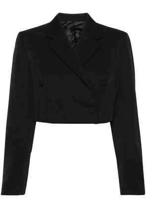 Viktor & Rolf double-breasted cropped blazer - Black