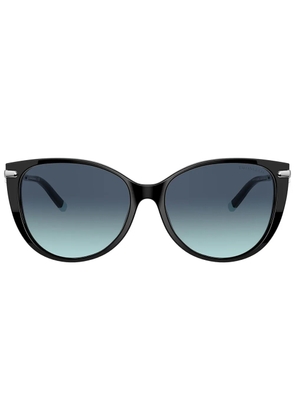 Tiffany & Co Eyewear oversized cat-eye sunglasses - Blue