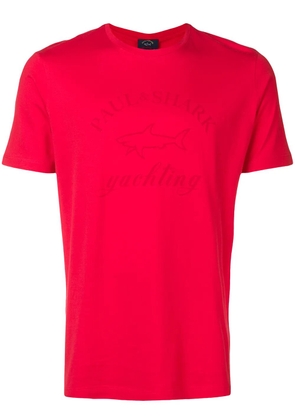Paul & Shark logo print T-shirt - Red