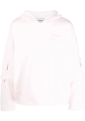 Iceberg x Kailand O. Morris cargo-pocket hoodie - Pink