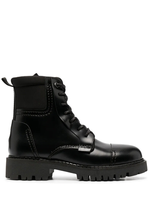 Tommy Jeans lace-up ankle boots - Black