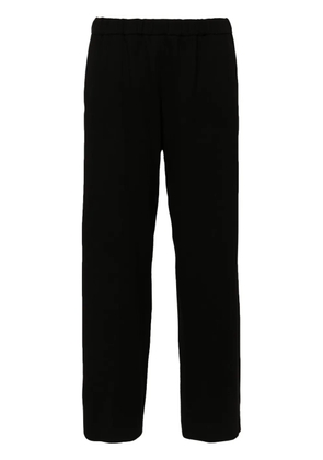 Fabiana Filippi elasticated-waist tapered trousers - Black