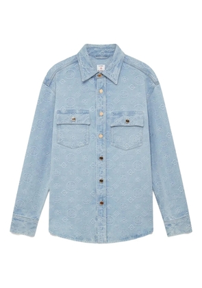 Casablanca buttoned patterned shirt - Blue
