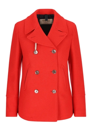 Camplin double-breasted buttoned coat - Red