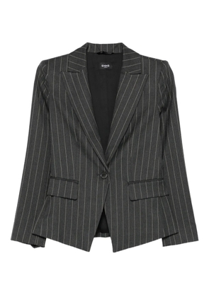 Marella Farnese pinstripe single-breasted blazer - Grey