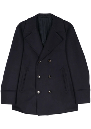 Eleventy double-breasted coat - Blue