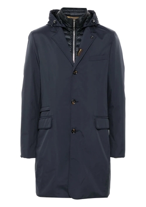 Moorer Redon-Pum coat - Blue