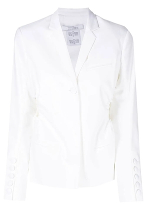 Rokh cut out tailored blazer - White
