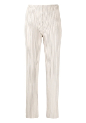 Nanushka straight-leg pleated trousers - Neutrals