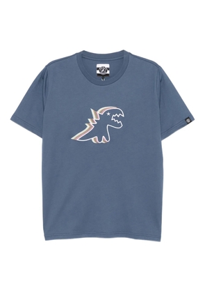 SPORT b. by agnès b. logo-embroidered T-shirt - Blue