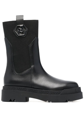 LIU JO Love 34 leather Chelsea boots - Black