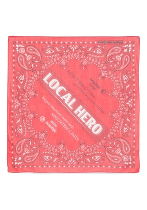 Martine Rose paisley bandana - Red