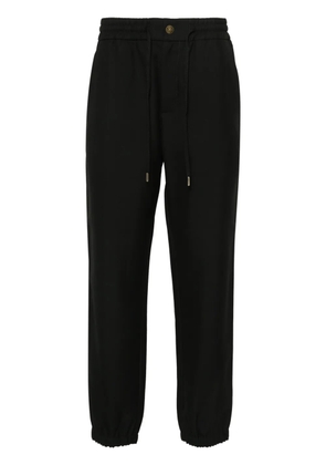 Versace Jeans Couture V-Emblem tapered trousers - Black