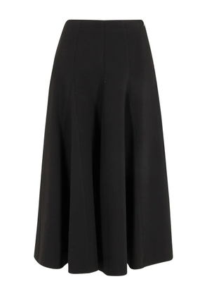 Alysi panelled midi skirt - Black