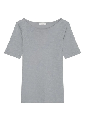 Marc O'Polo boat-neck short-sleeve T-shirt - Grey