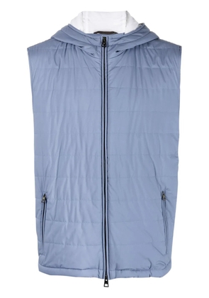 Manzoni 24 zipped hooded gilet - Blue