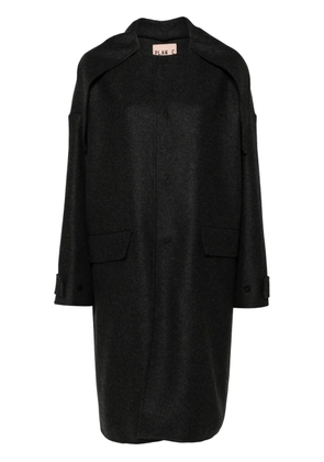 Plan C felted coat - Grey