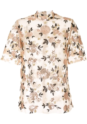 Macgraw sheer shell top - Neutrals