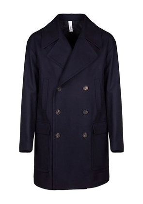 Hevo double-breasted coat - Blue