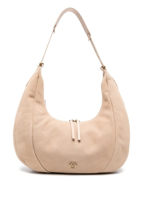 PINKO suede shoulder bag - Neutrals