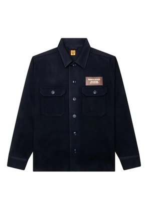 Human Made embroidered-logo overshirt - Black