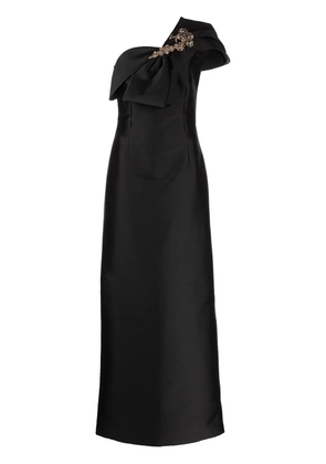 Sachin & Babi Ines one-shoulder gown - Black