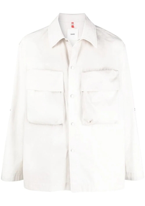 OAMC chest pockets buttoned overshirt - Grey