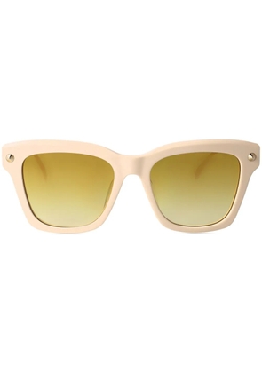 Alexander McQueen Eyewear wayfarer-frame sunglasses - Neutrals