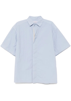 Kolor short-sleeves shirt jacket - Blue