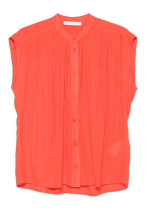 Vanessa Bruno buttoned-front sleeveless shirt - Orange