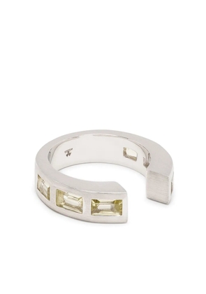 Tom Wood Vault Gate Baguette ring - Silver