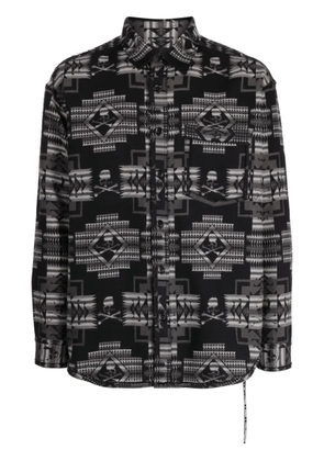 Mastermind World Chimayo jacquard cotton shirt - Black