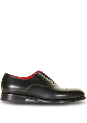 Neil Barrett polished flat oxford shoes - Black