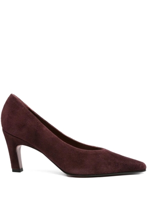 Roberto Festa 70mm pointed-toe suede pumps - Purple