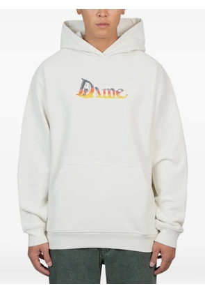 dime logo-print hooded sweatshirt - Grey