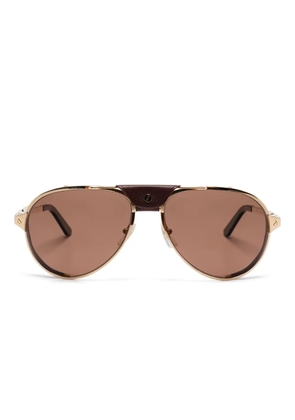 Cartier Eyewear pilot-frame sunglasses - Gold
