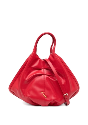 Saiid Kobeisy leather tote bag - Red
