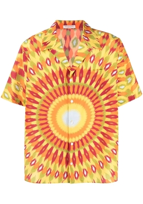 Valentino Garavani graphic-print shirt - Yellow