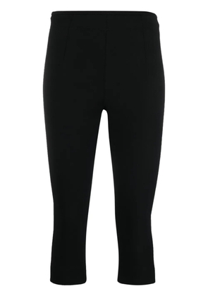 Tory Burch cropped crepe leggings - Black