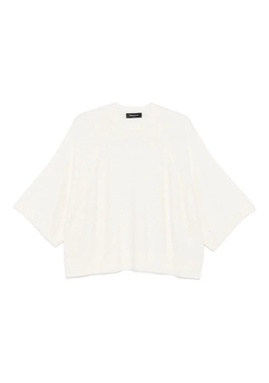 Fabiana Filippi sequin-embellished knitted top - White