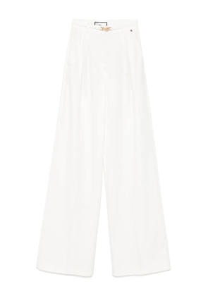 NISSA pleat-detailed trousers - White
