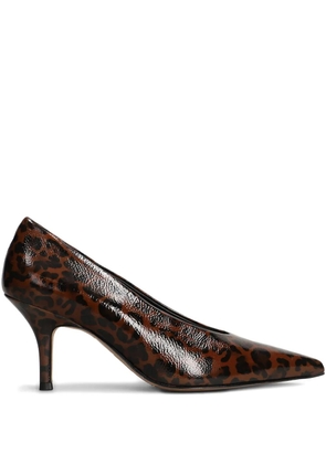 The Seller leopard-print pointed-toe pumps - Brown
