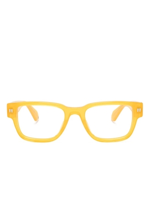 Off-White Eyewear logo-print glasses - Yellow
