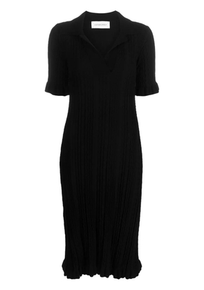 Viktor & Rolf V-neck knitted midi dress - Black