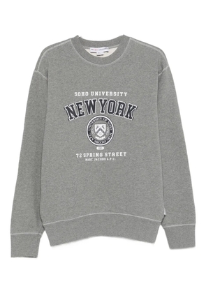 A.P.C. x Marc Jacobs graphic-print sweater - Grey